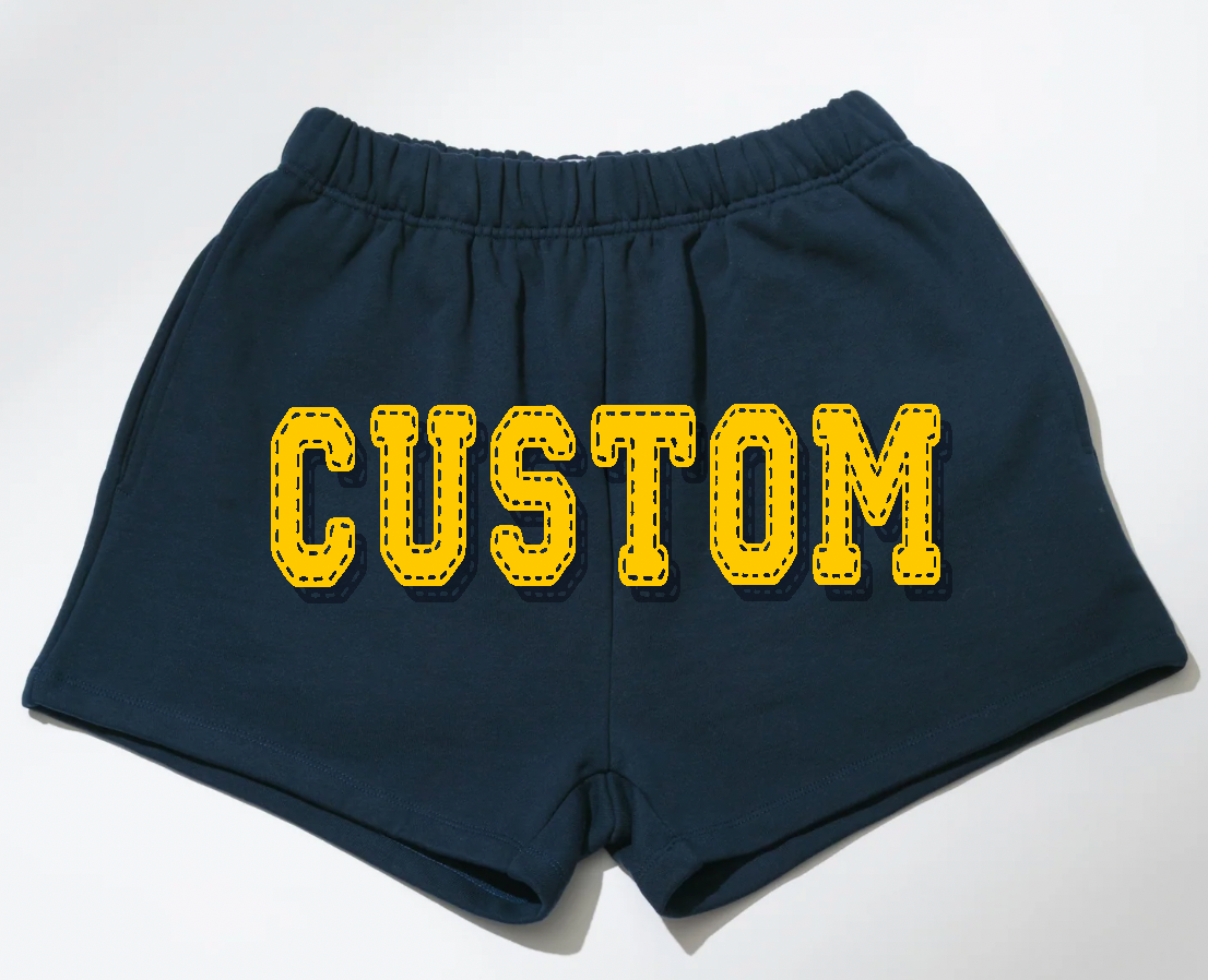 Stitch Font Tush Shorts